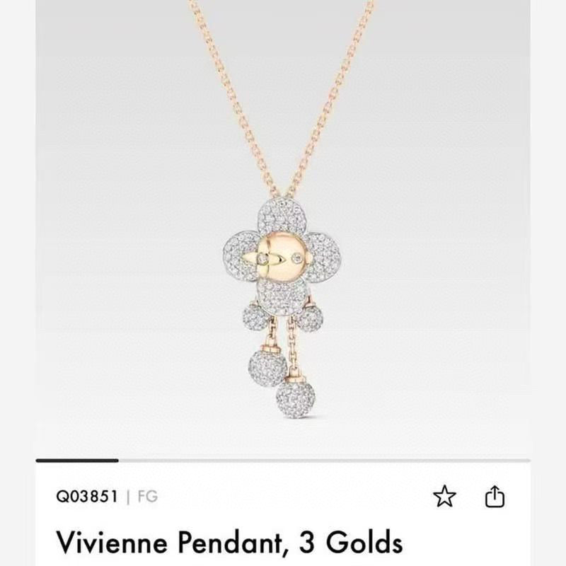 Louis Vuitton Sunflower LV Letter Necklace - album image 1