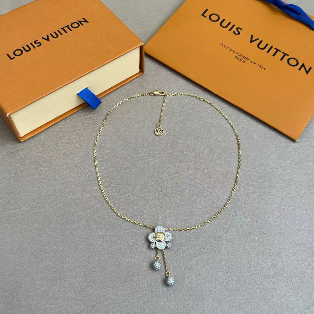 Louis Vuitton Sunflower LV Letter Necklace - album image 7