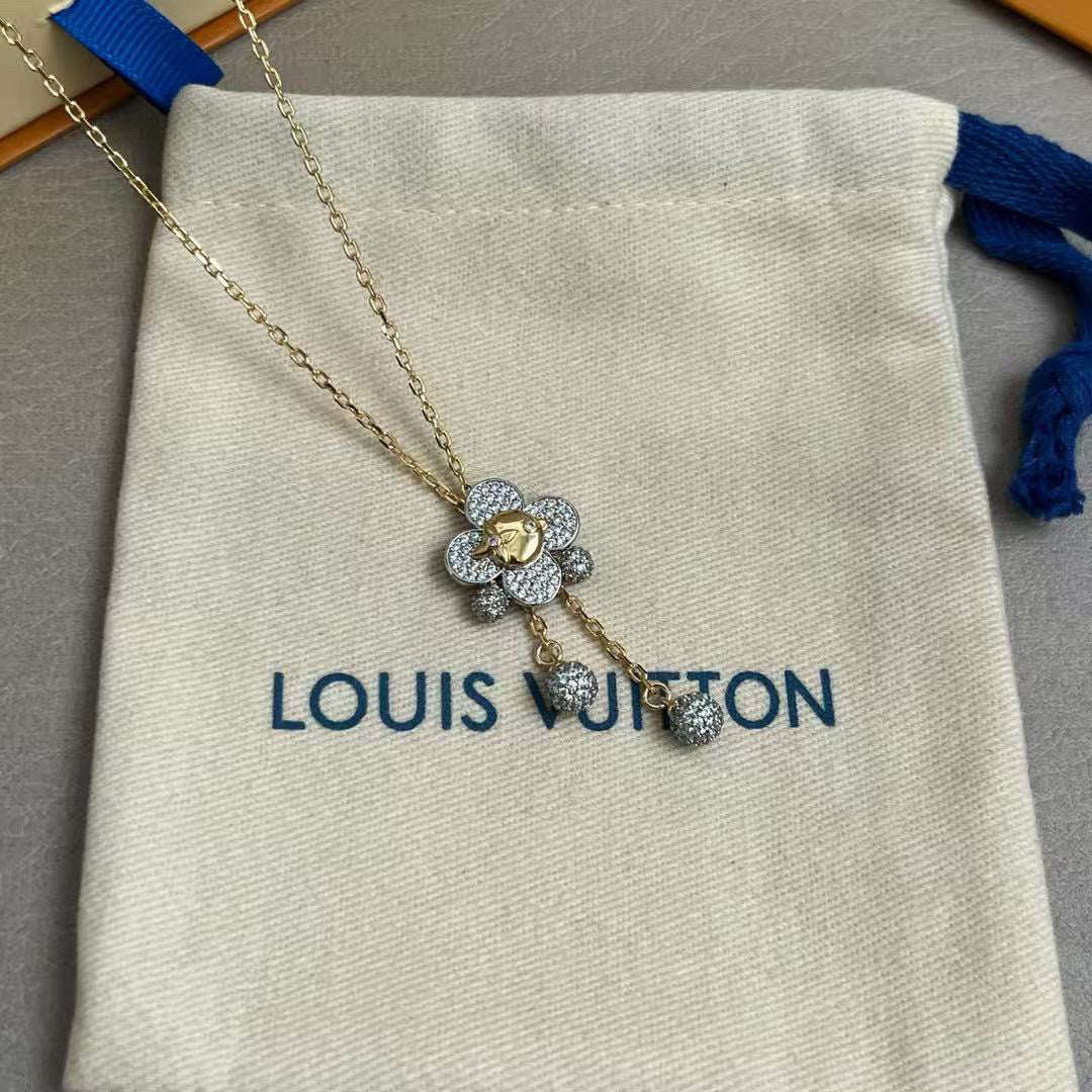 Louis Vuitton Sunflower LV Letter Necklace - album image 8