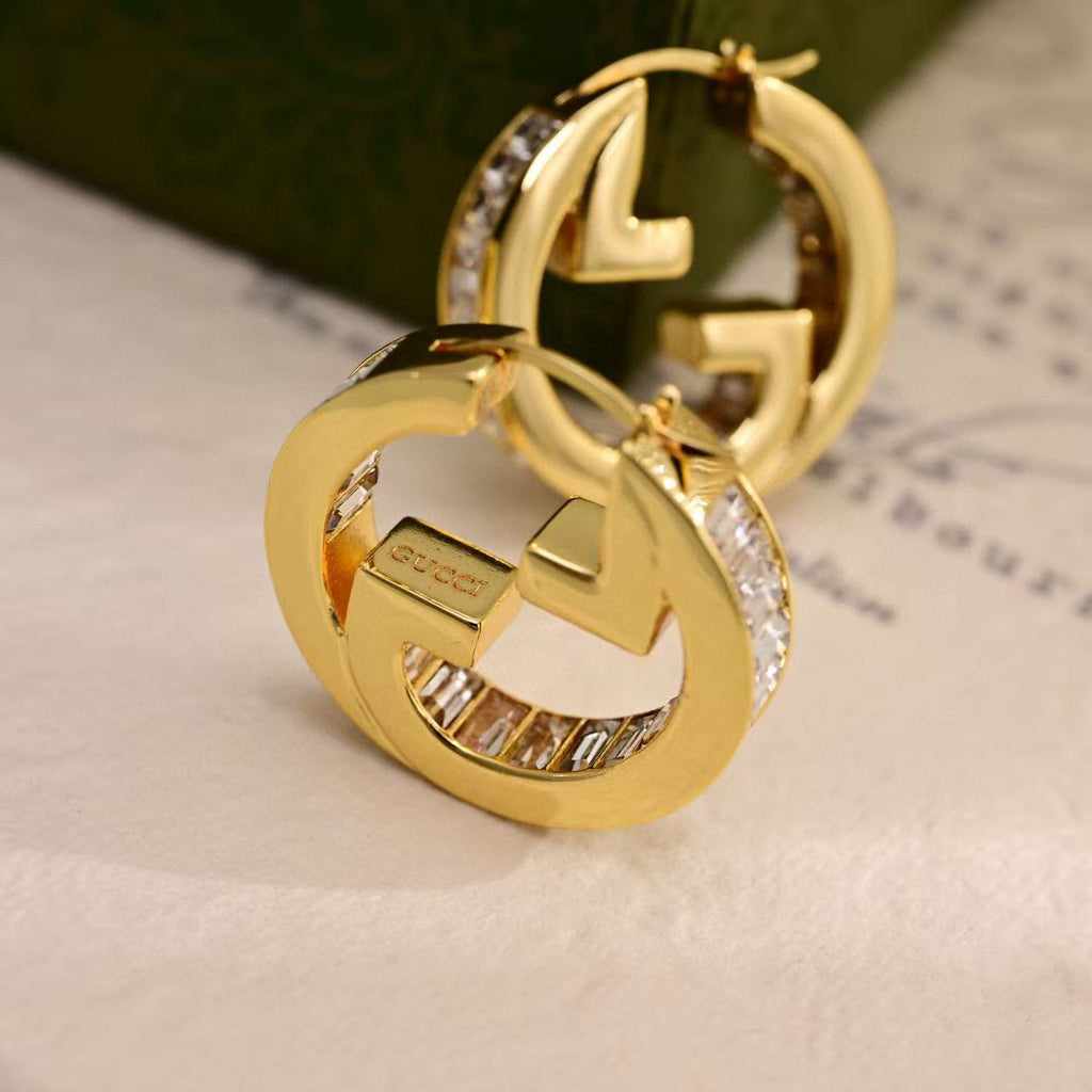 Gucci Crystal Accent Stud Earrings - album image 4