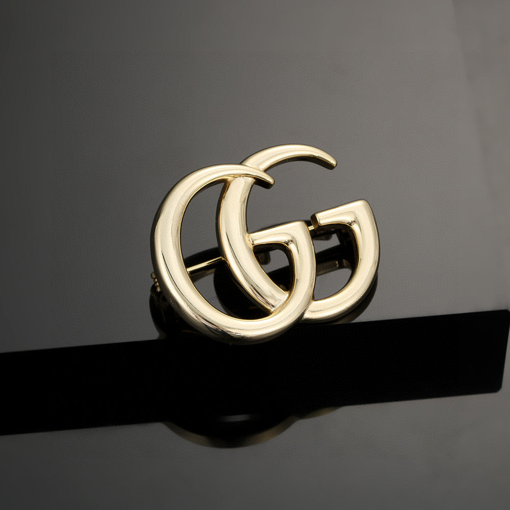 Gucci Gold-Tone Interlocking G Brooch - album image 5