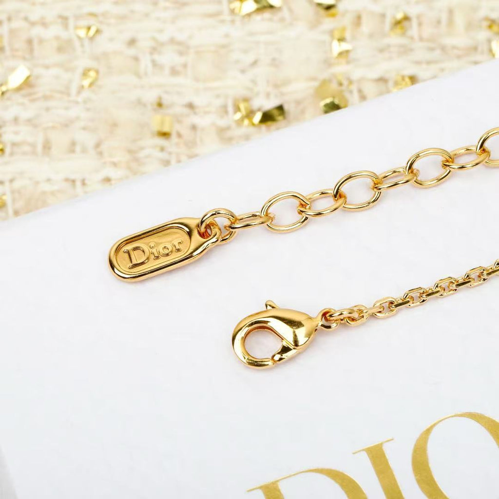 Dior Metallic Bow Pendant Necklace - product image 7
