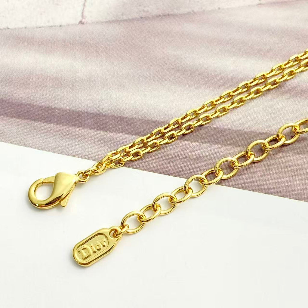 Dior CD Double-Layer Bow Necklace - product image 4