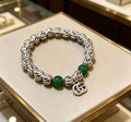 Gucci Anger Forest Interlocking G Crystal Accent Antiqued Bracelet - album image 1
