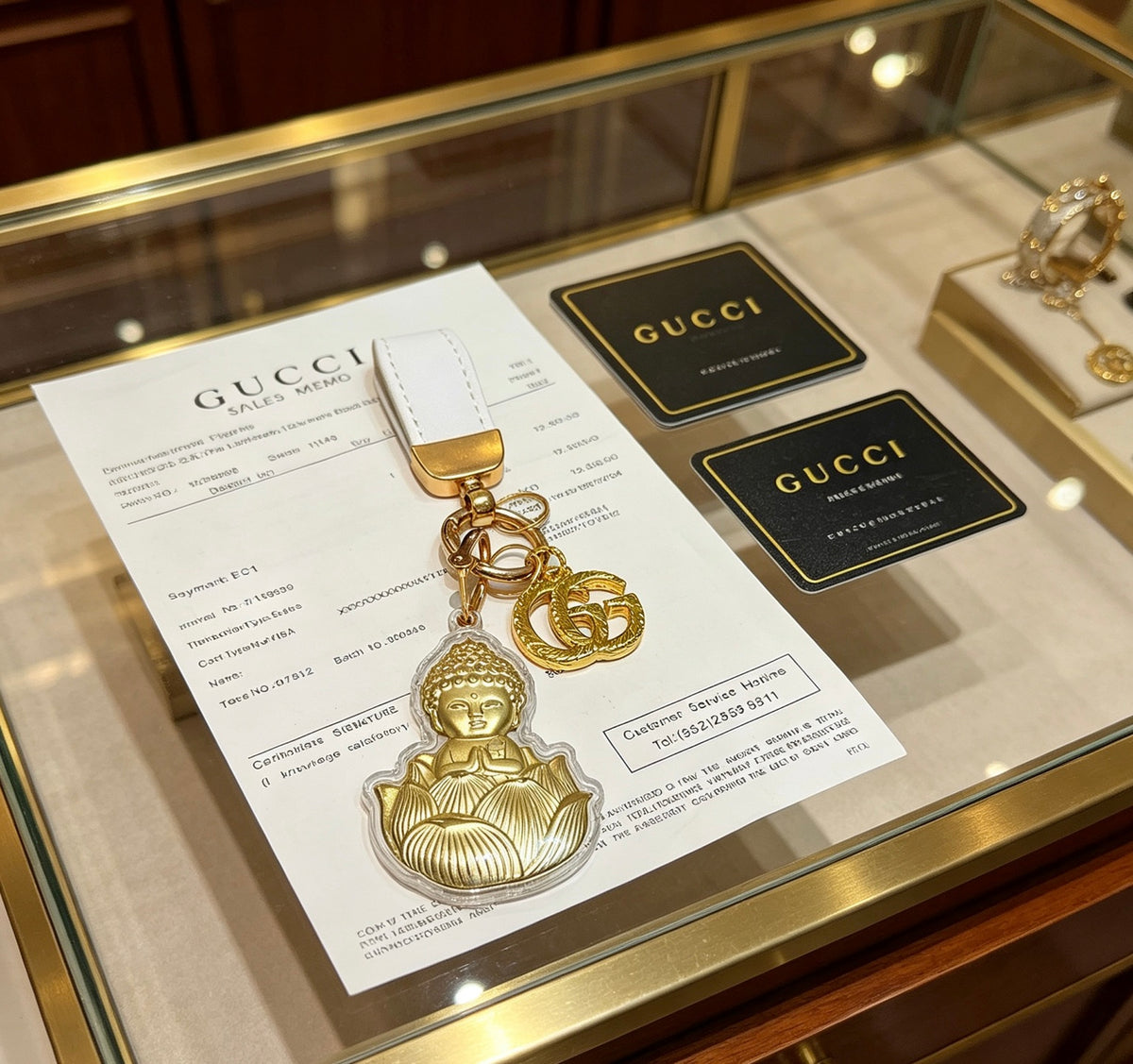 Gucci Anger Forest Interlocking G Key Keychain - album image 5