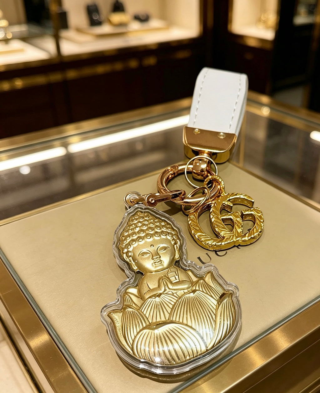 Gucci Anger Forest Interlocking G Key Keychain - album image 1