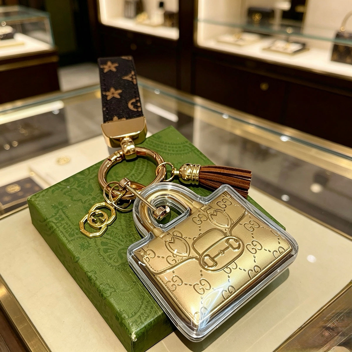 Gucci Anger Forest Interlocking G Key Keychain - album image 3