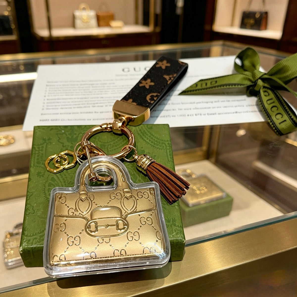 Gucci Anger Forest Interlocking G Key Keychain - album image 6