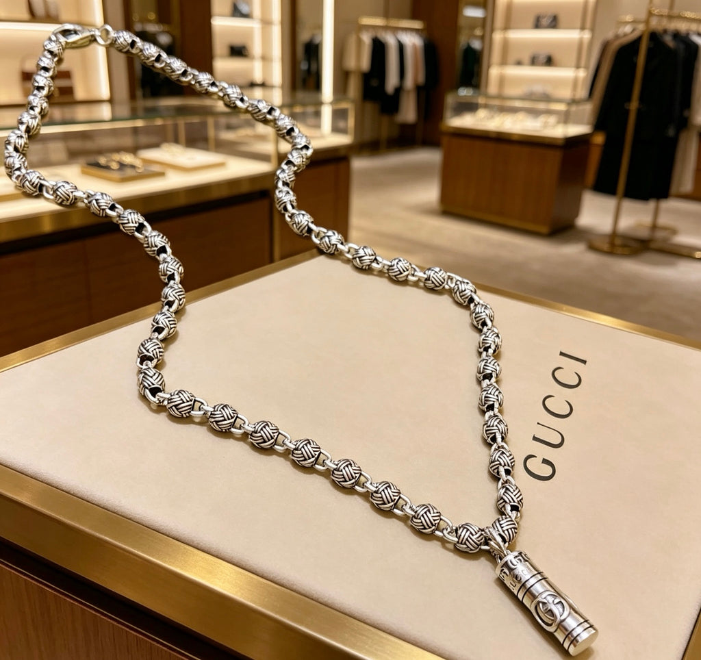 Gucci Anger Forest Interlocking G Chain Necklace - album image 1