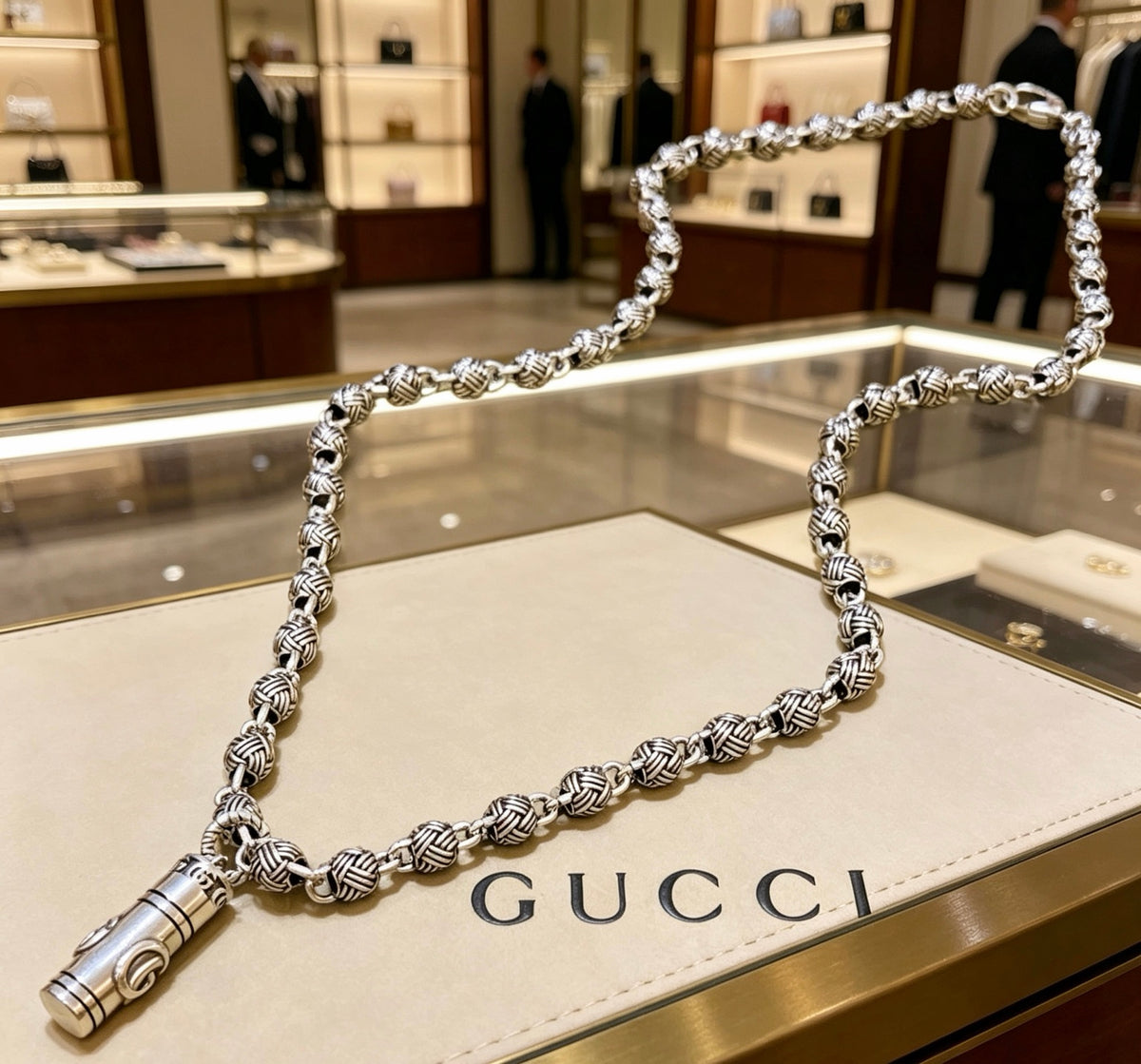 Gucci Anger Forest Interlocking G Chain Necklace - album image 2