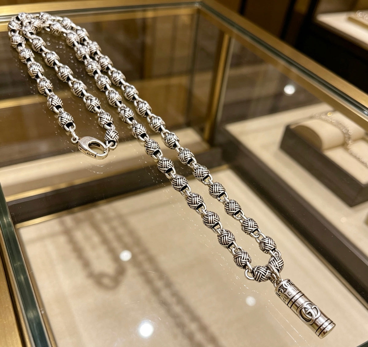 Gucci Anger Forest Interlocking G Chain Necklace - album image 4
