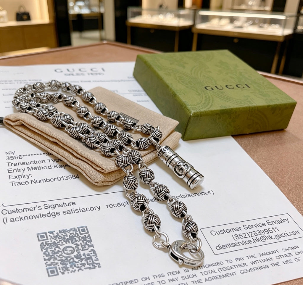 Gucci Anger Forest Interlocking G Chain Necklace - album image 6