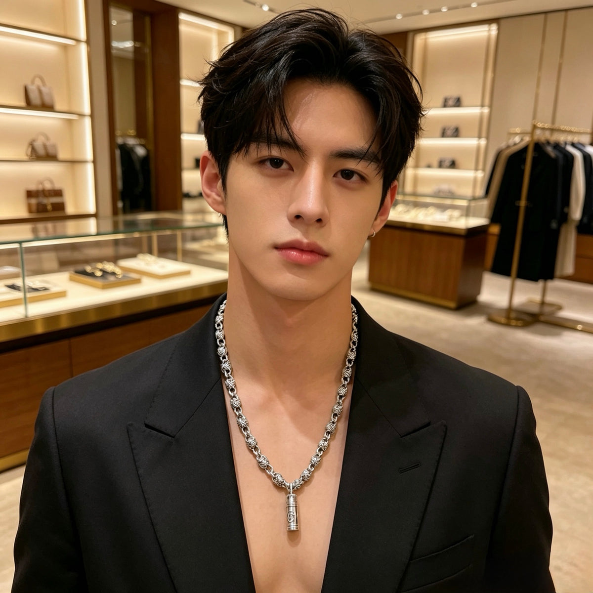 Gucci Anger Forest Interlocking G Chain Necklace - album image 3