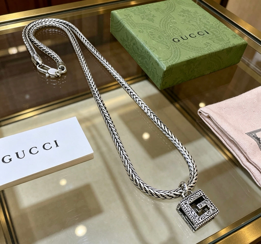 Gucci Anger Forest Interlocking G Chain Necklace - album image 9