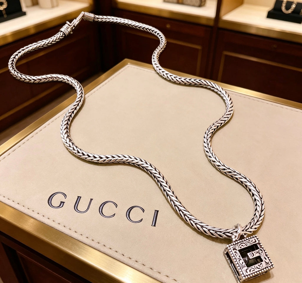 Gucci Anger Forest Interlocking G Chain Necklace - album image 1