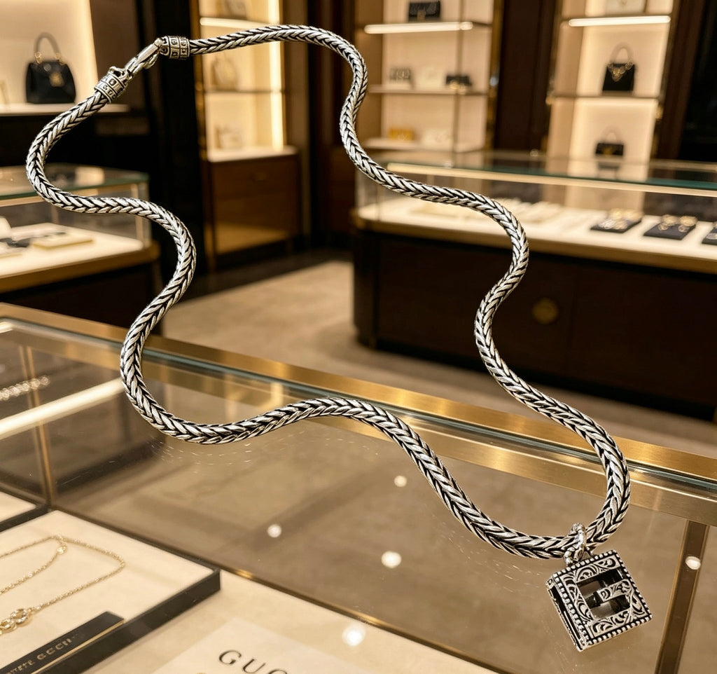 Gucci Anger Forest Interlocking G Chain Necklace - album image 5