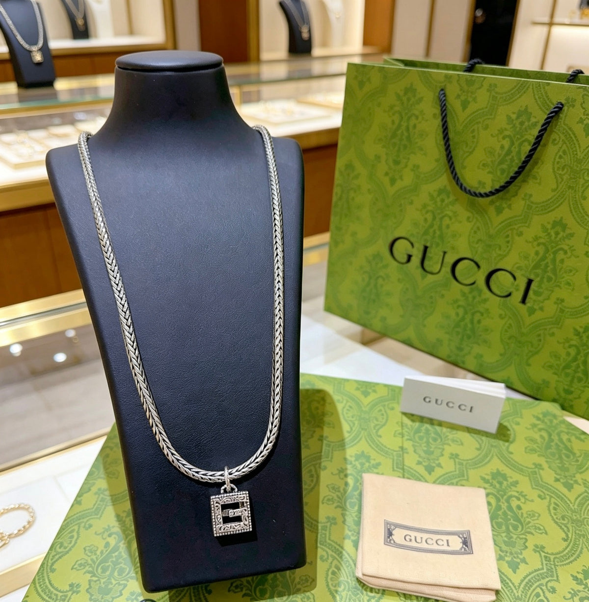 Gucci Anger Forest Interlocking G Chain Necklace - album image 4