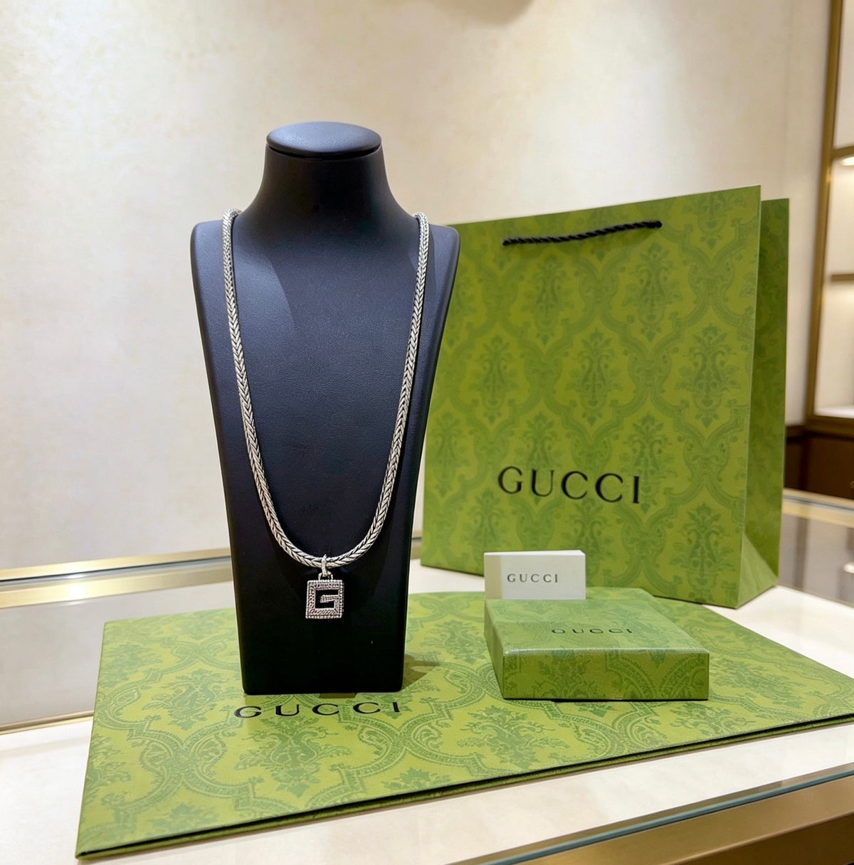 Gucci Anger Forest Interlocking G Chain Necklace - album image 7