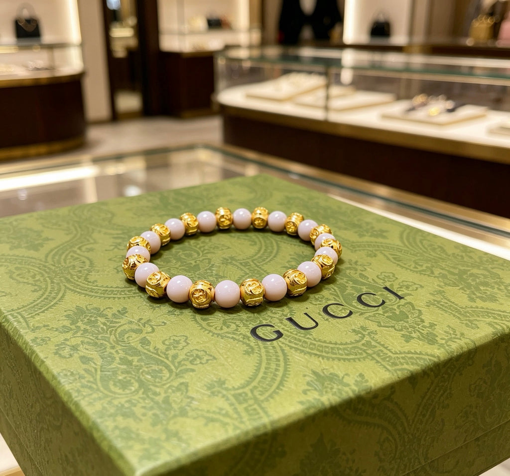 Gucci Anger Forest Interlocking G Gray Agate Agate Dragon Antiqued Bracelet - album image 9