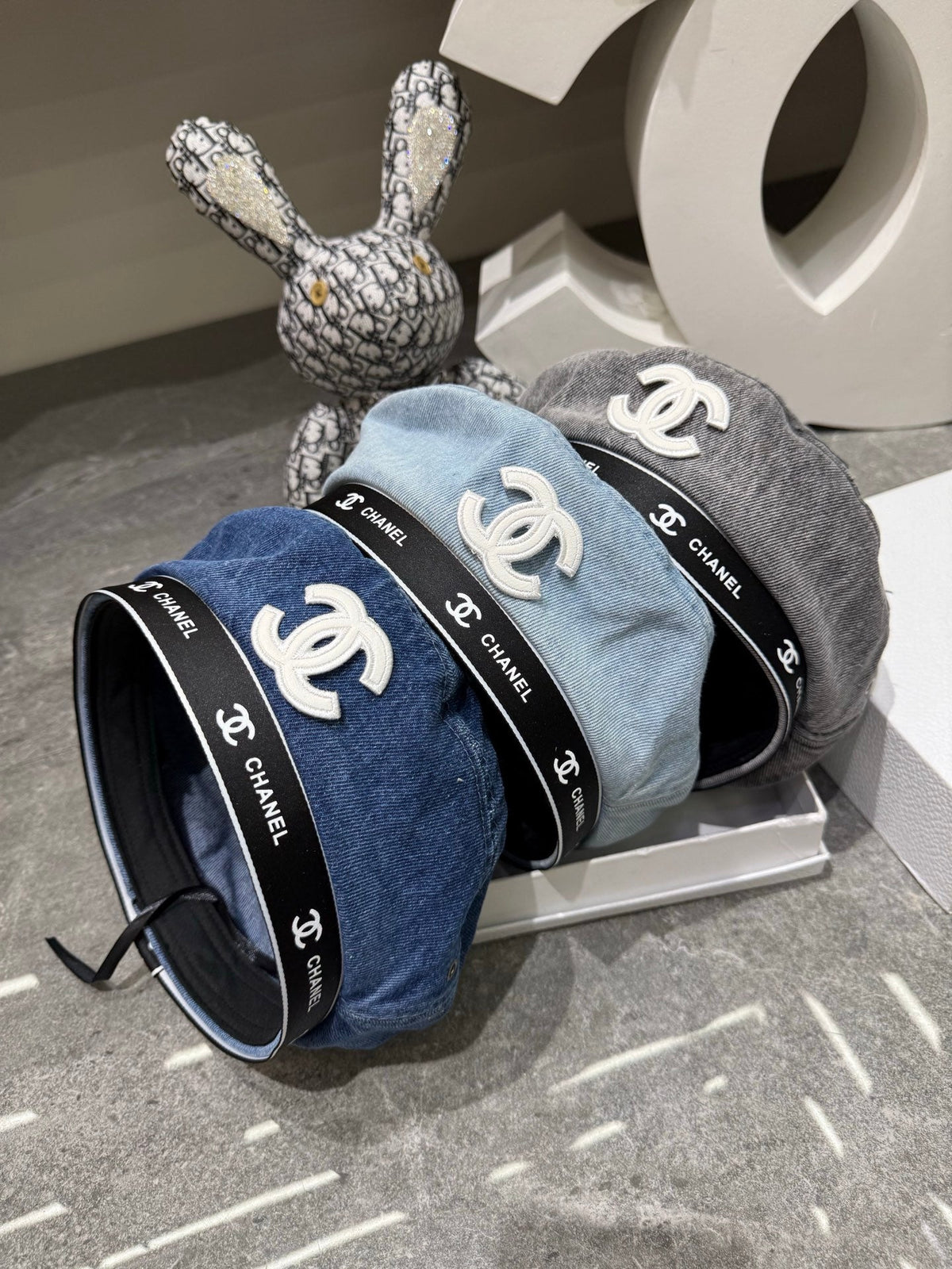 Chanel Denim Beret - image 6