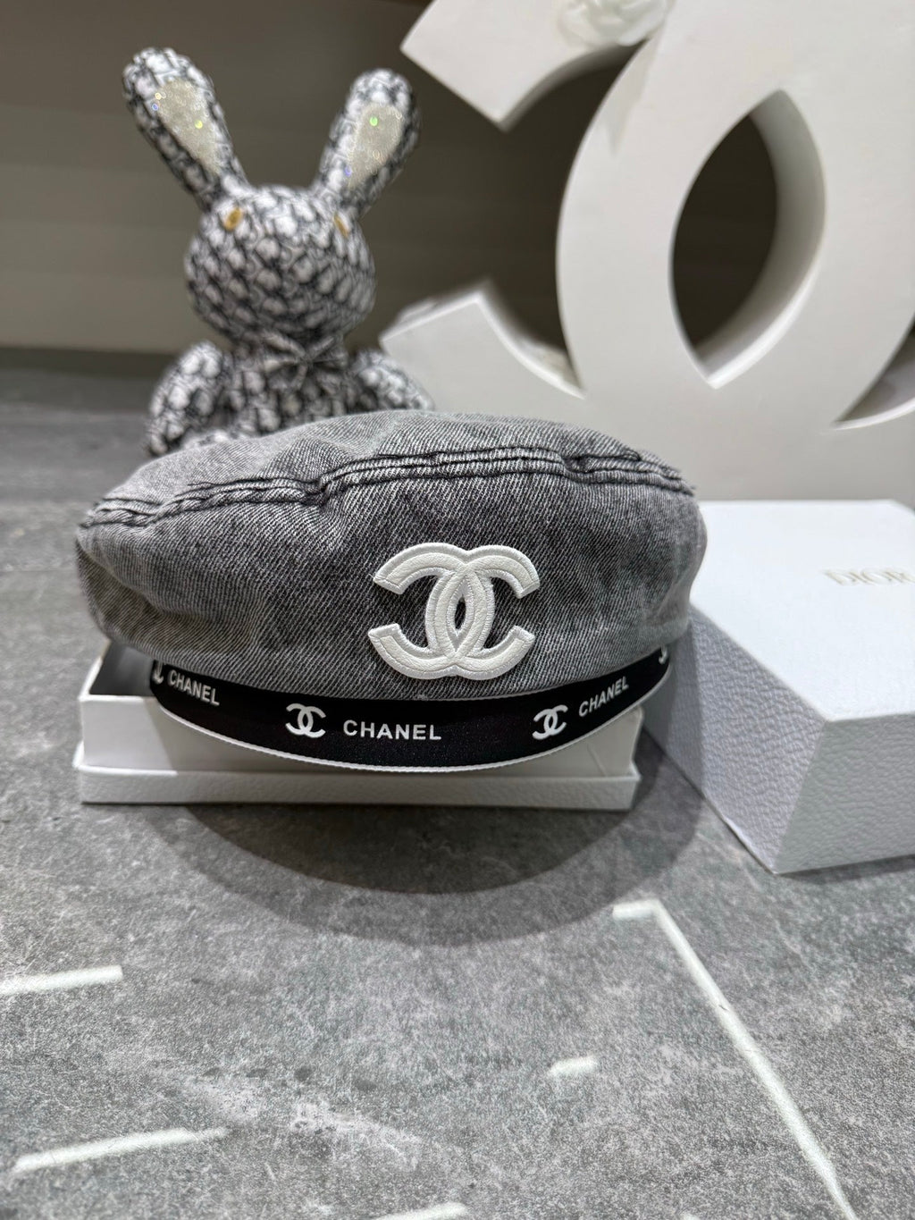 Chanel Denim Beret - image 9