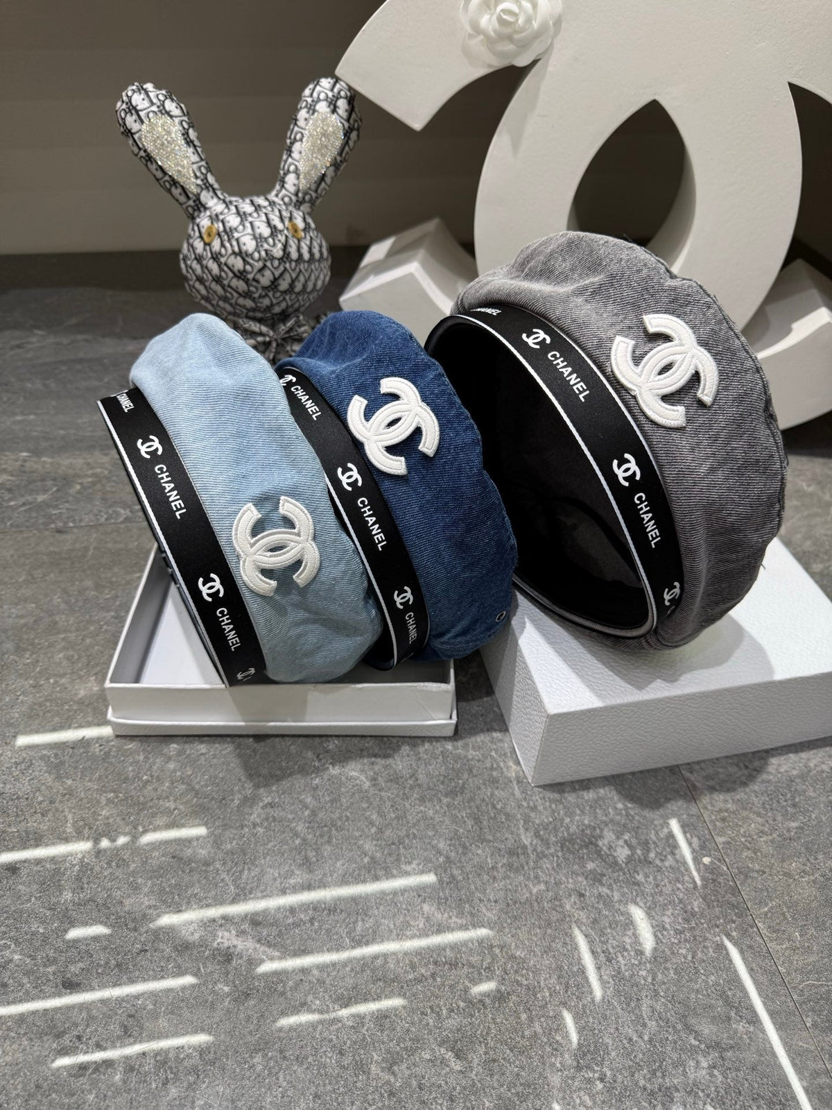 Chanel Denim Beret - image 5