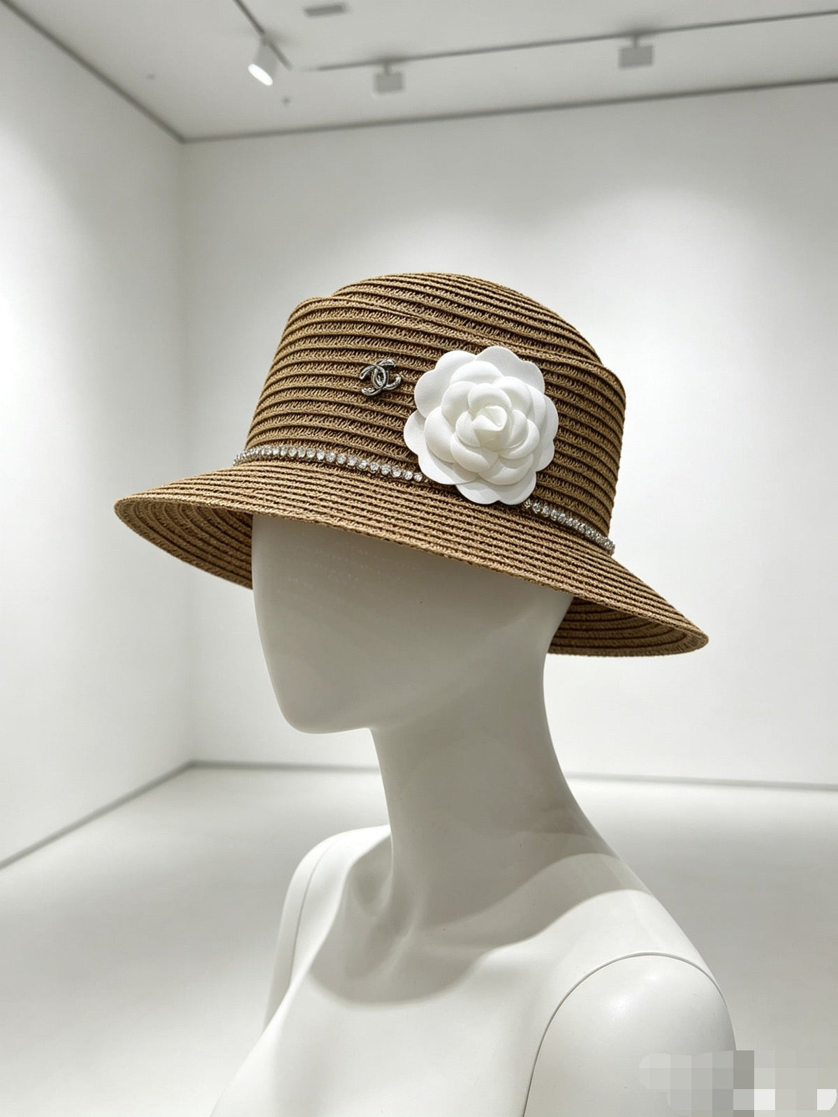 Chanel Woven Open Knit Hat - image 2