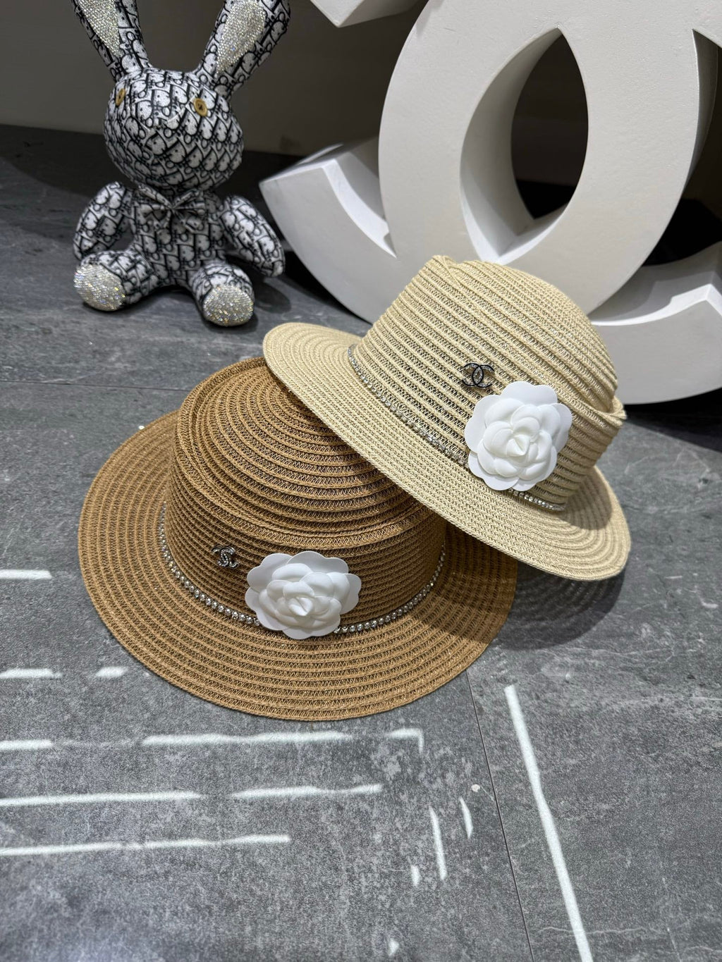 Chanel Woven Open Knit Hat - image 7