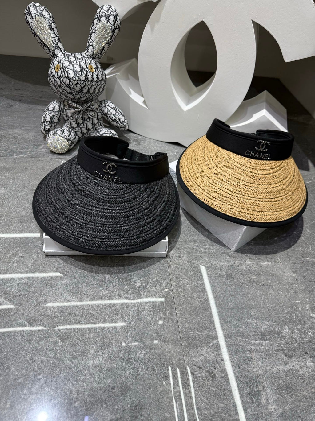 Chanel Woven Open Knit Visor - image 3