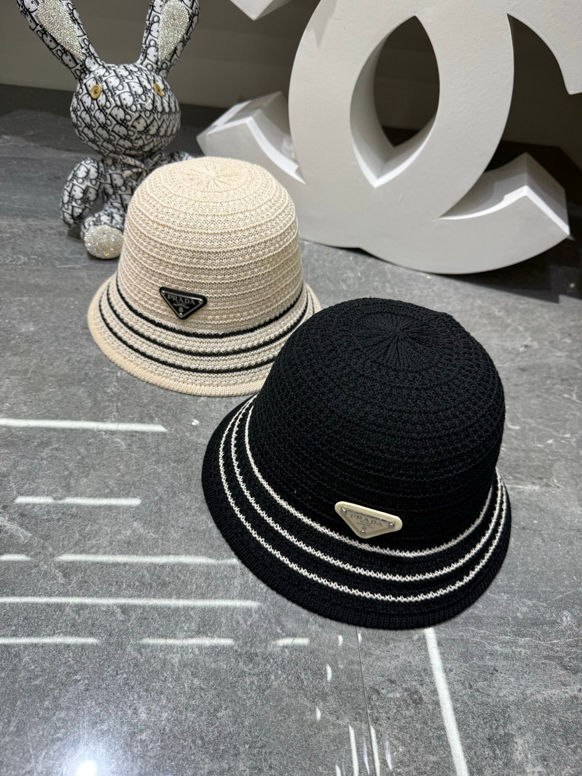 Prada Knit Bucket Hat - image 8