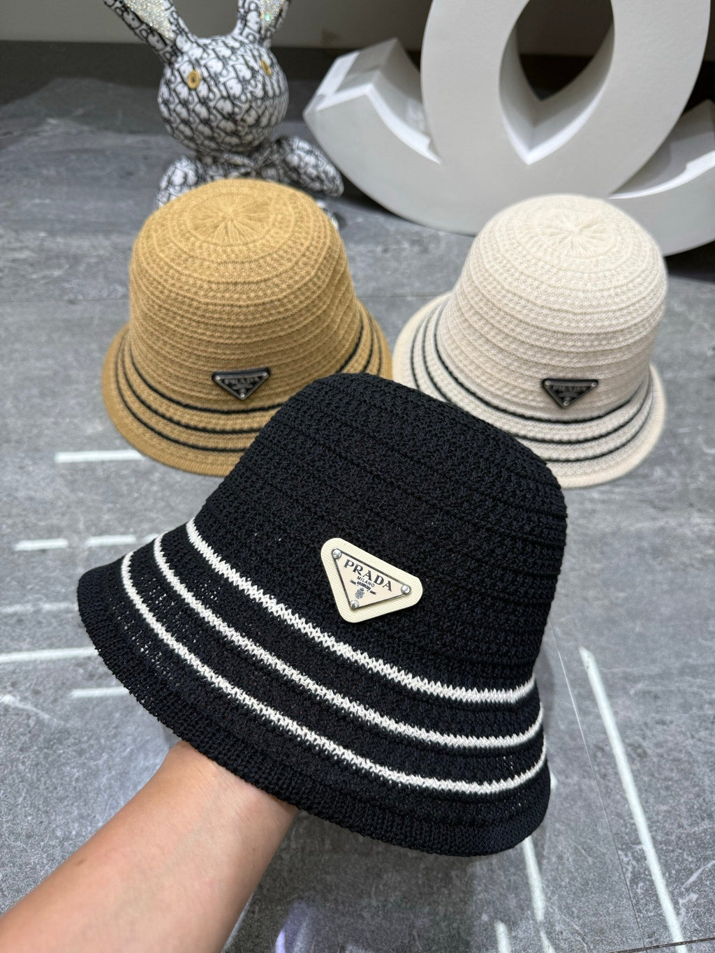 Prada Knit Bucket Hat - image 6