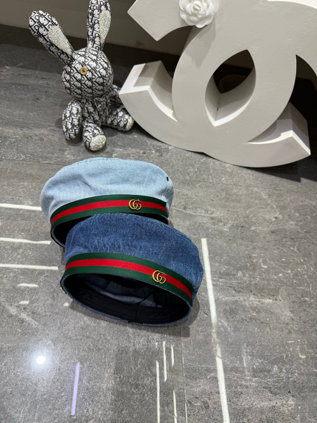 Gucci Denim Beret - image 5