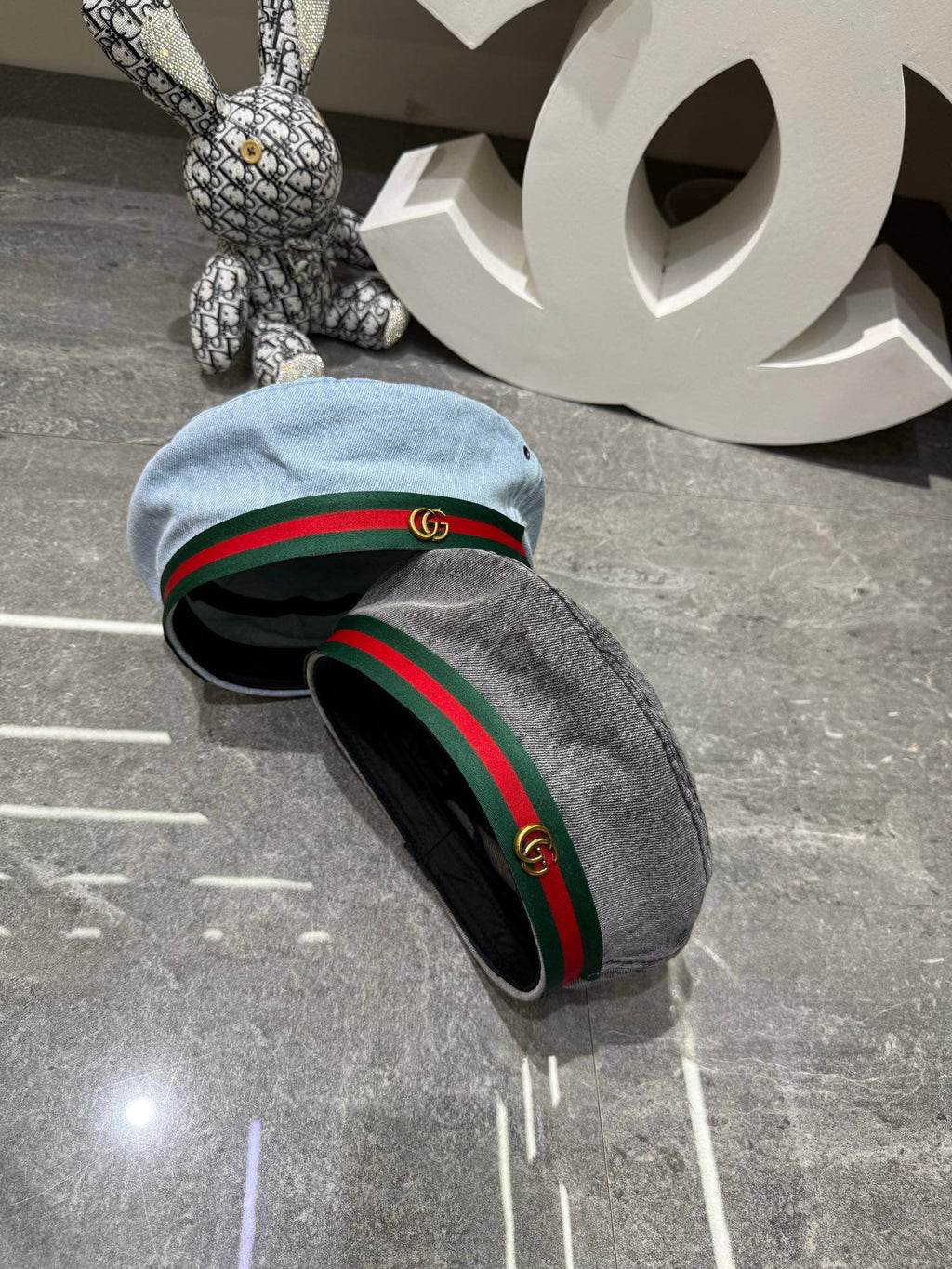 Gucci Denim Beret - image 6