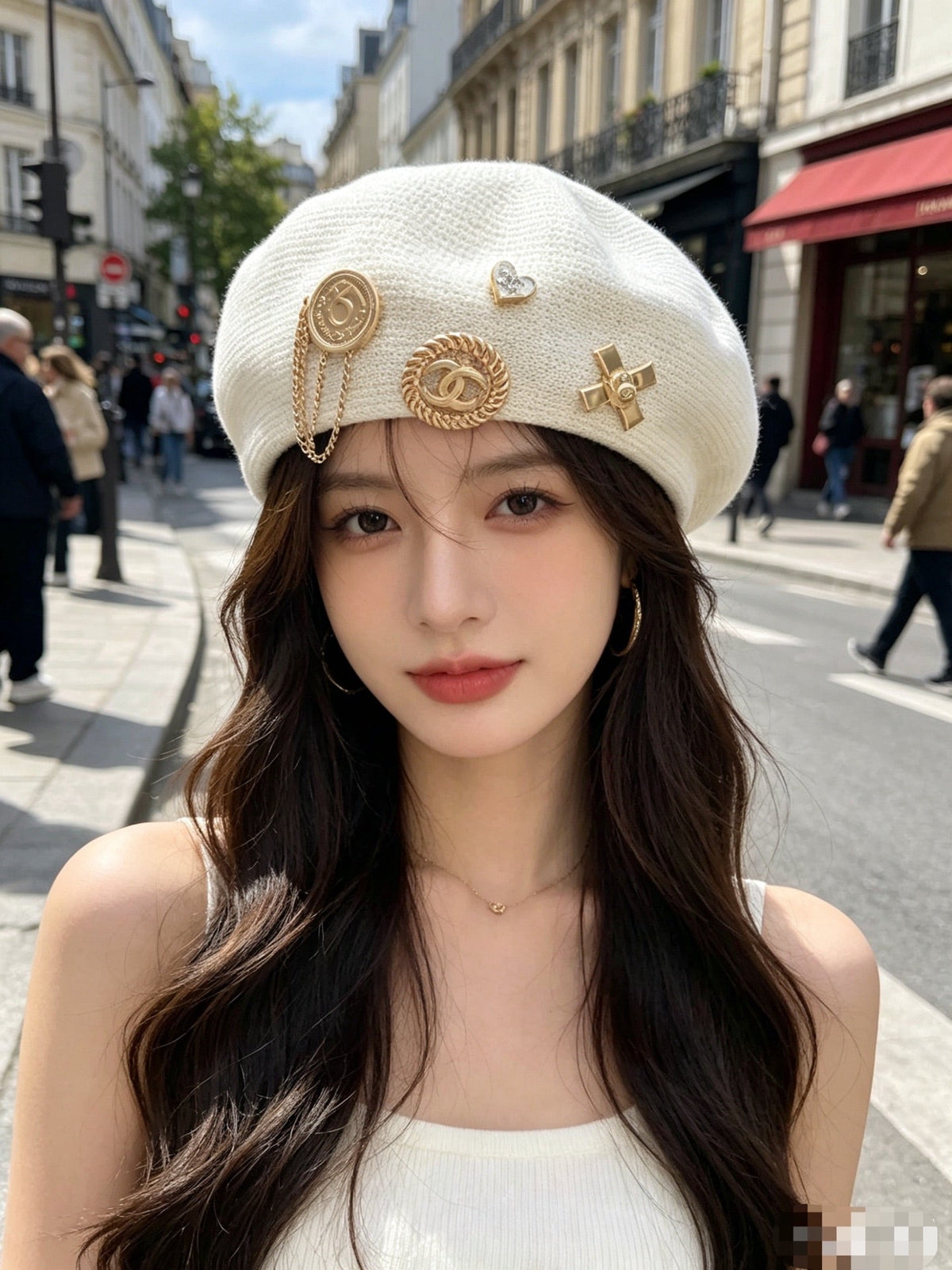 Chanel Denim Beret - image 4