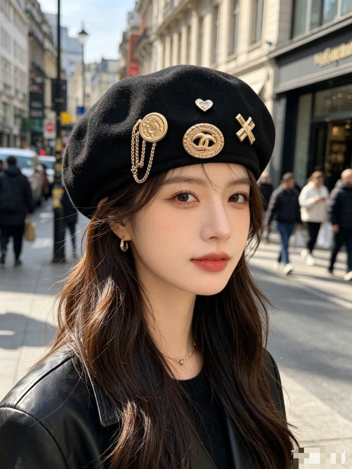 Chanel Denim Beret - image 2