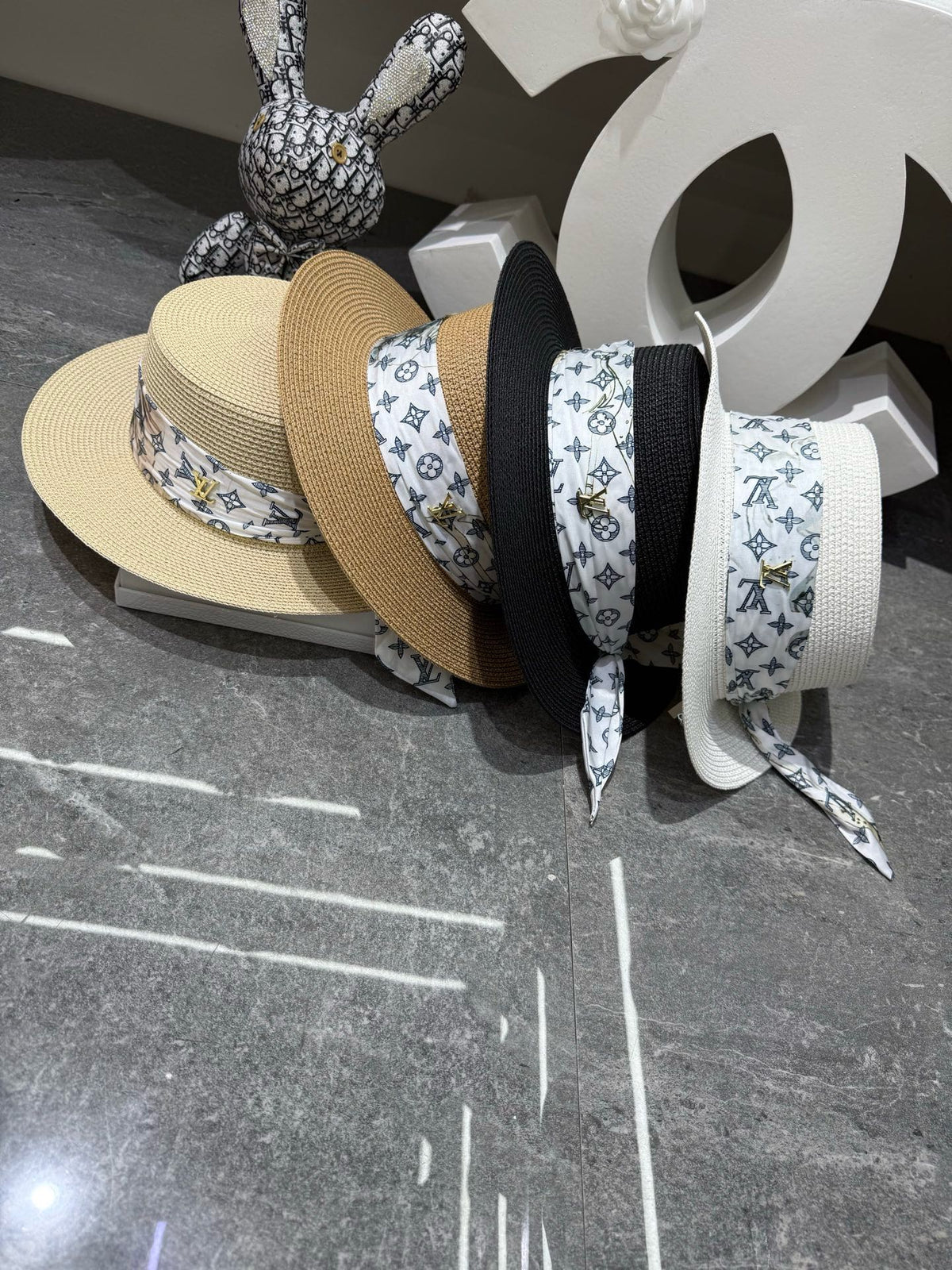 Woven Open Knit Hat - image 9