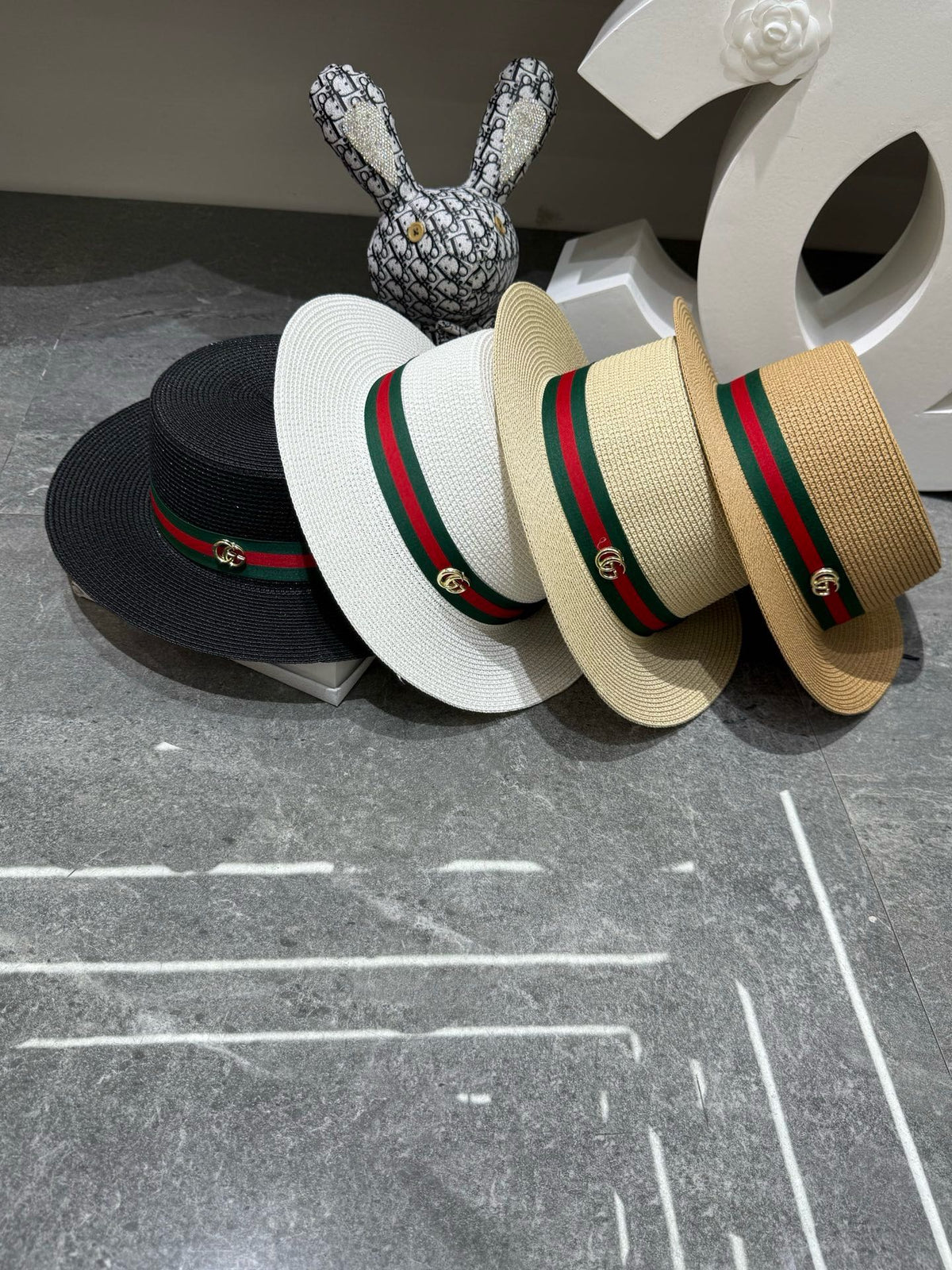 Gucci Woven Open Knit Hat - image 8
