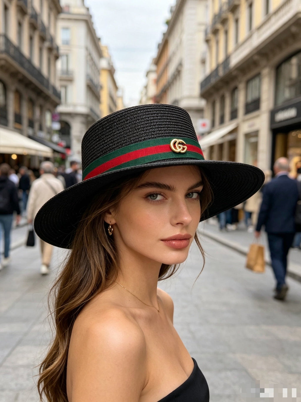 Gucci Woven Open Knit Hat - image 4
