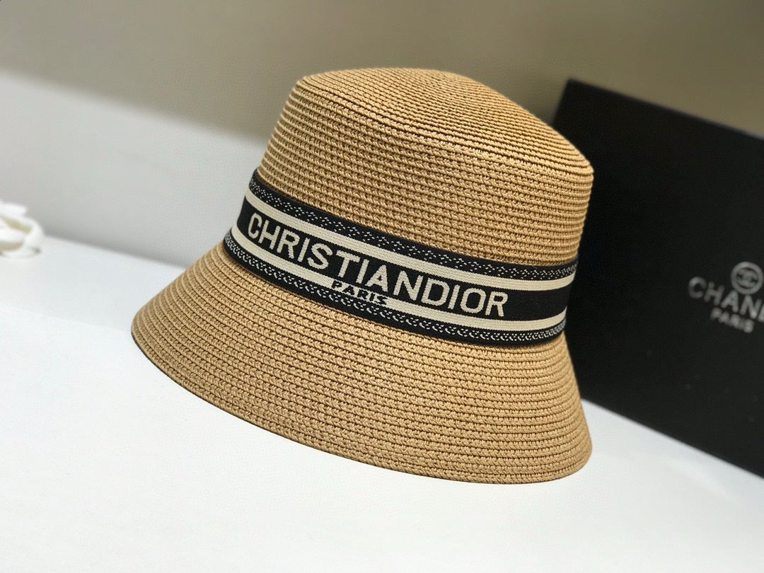 Dior Woven Open Knit Bucket Hat - image 6