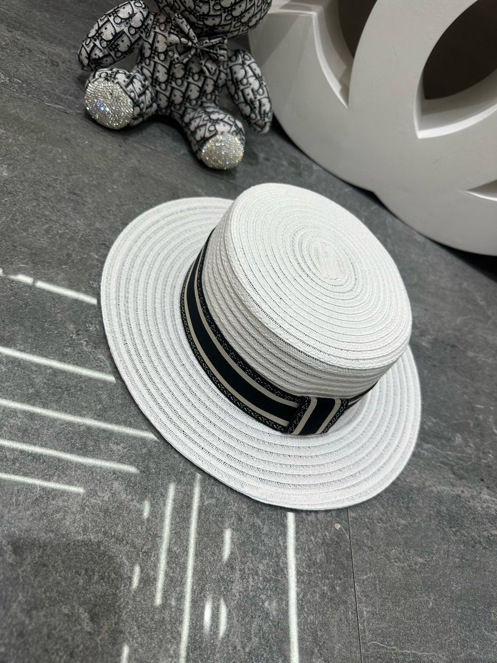 Dior Woven Open Knit Hat - image 9