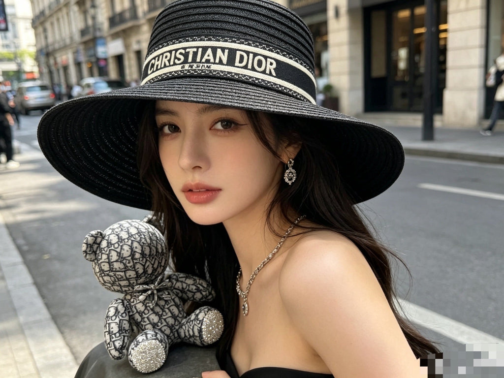 Dior Woven Open Knit Hat - image 3