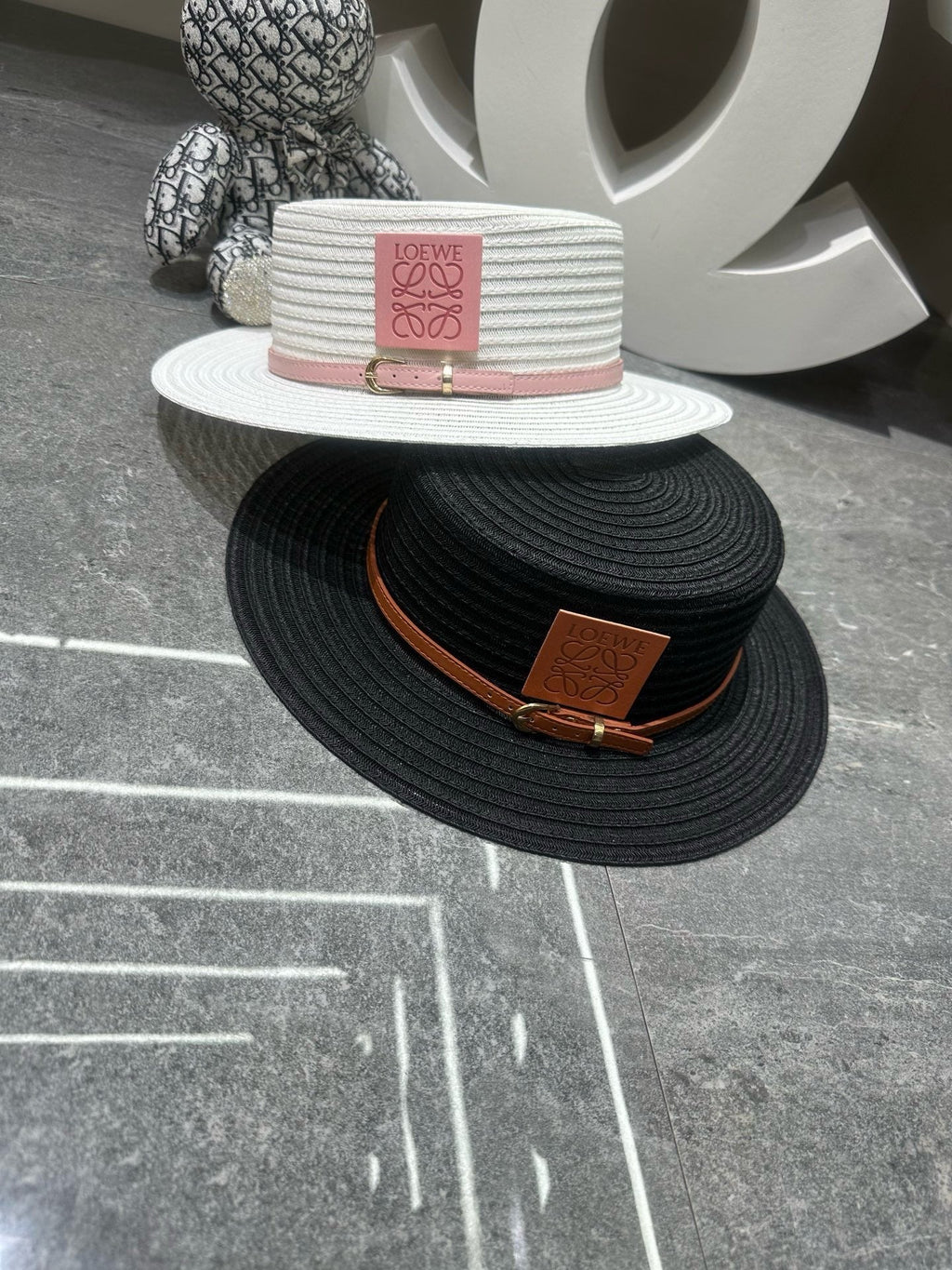 Loewe Woven Open Knit Hat - image 5