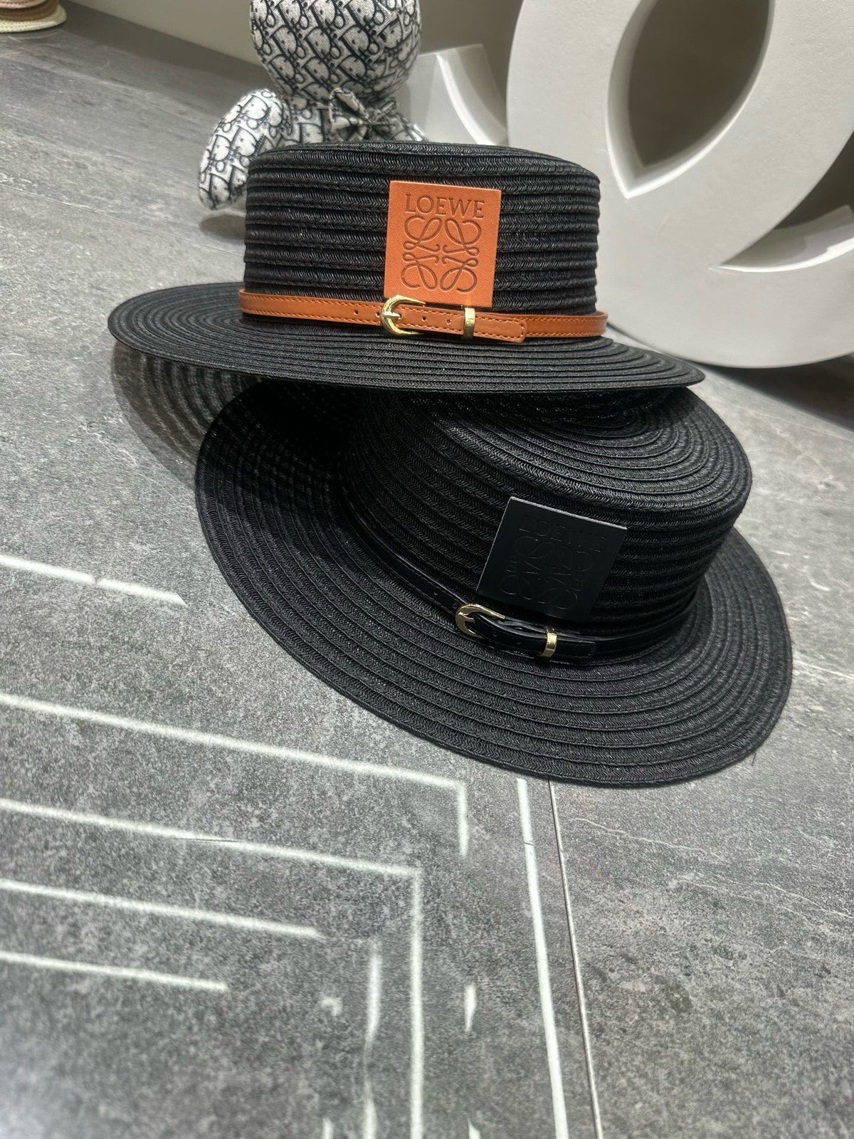 Loewe Woven Open Knit Hat - image 9