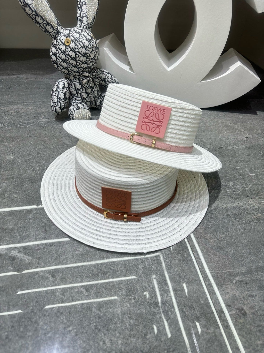 Loewe Woven Open Knit Hat - image 8