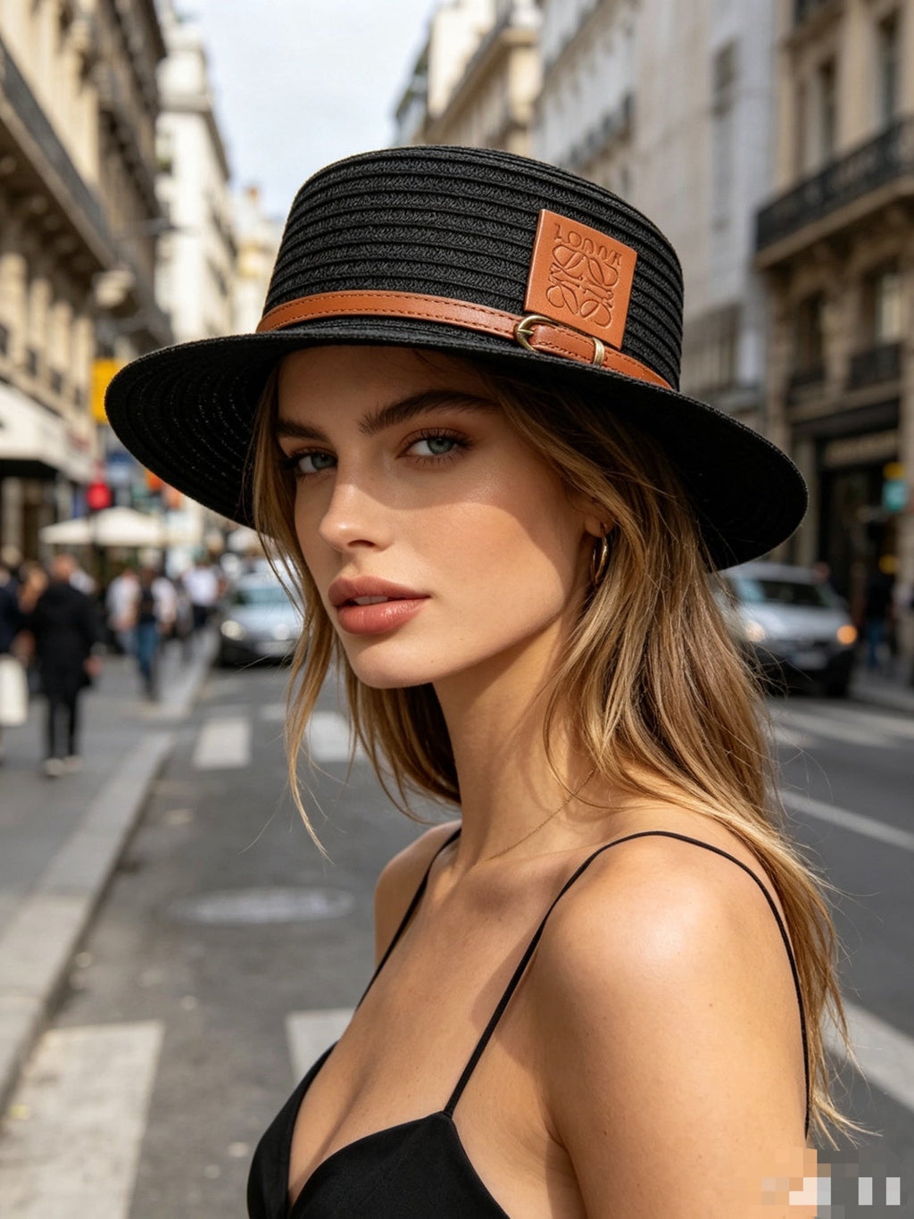 Loewe Woven Open Knit Hat - image 2