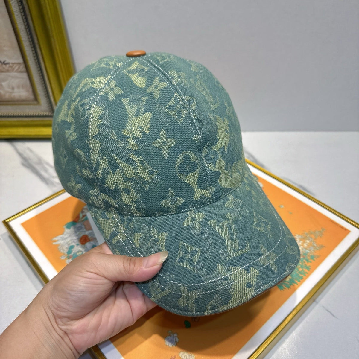 Louis Vuitton Denim Baseball Cap - image 7