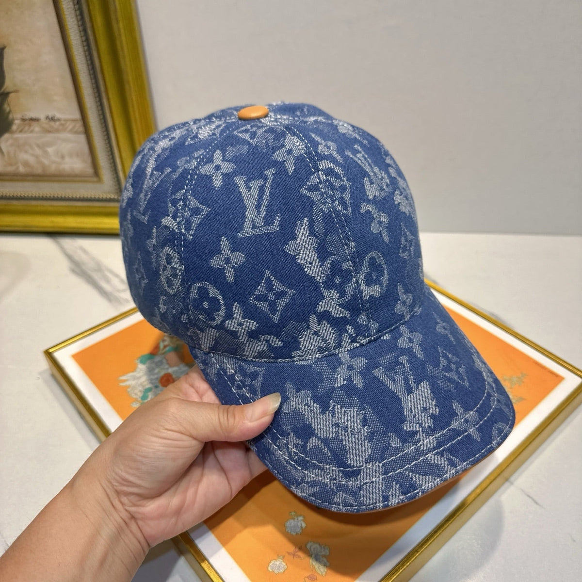 Louis Vuitton Denim Baseball Cap - image 7