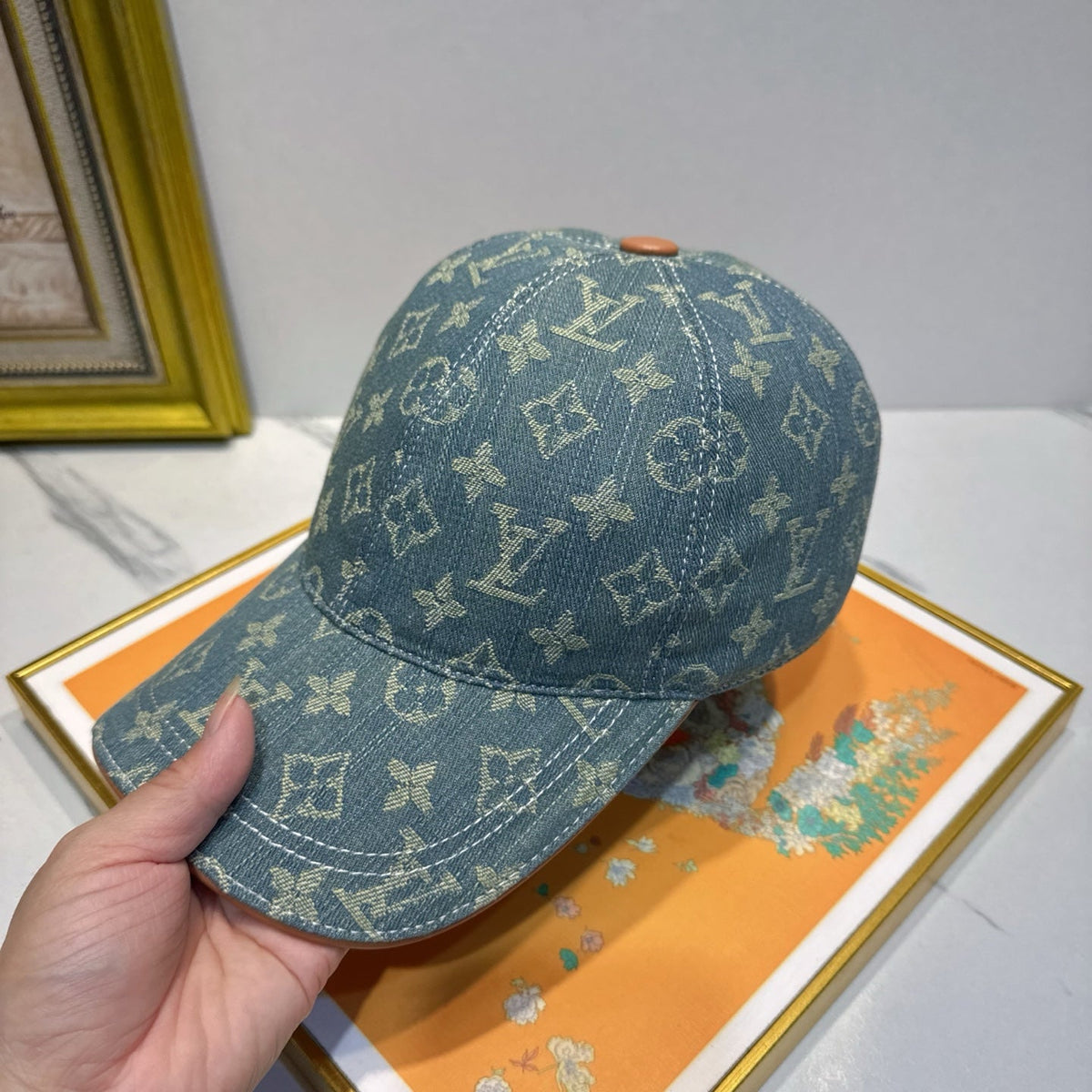 Louis Vuitton Denim Baseball Cap - image 6