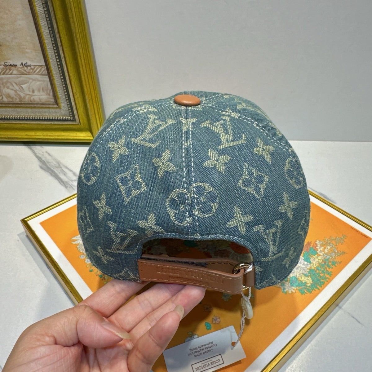Louis Vuitton Denim Baseball Cap - image 8