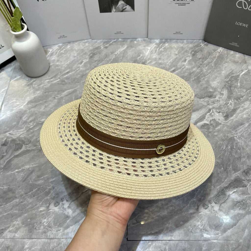 Open Knit Straw Hat - image 6